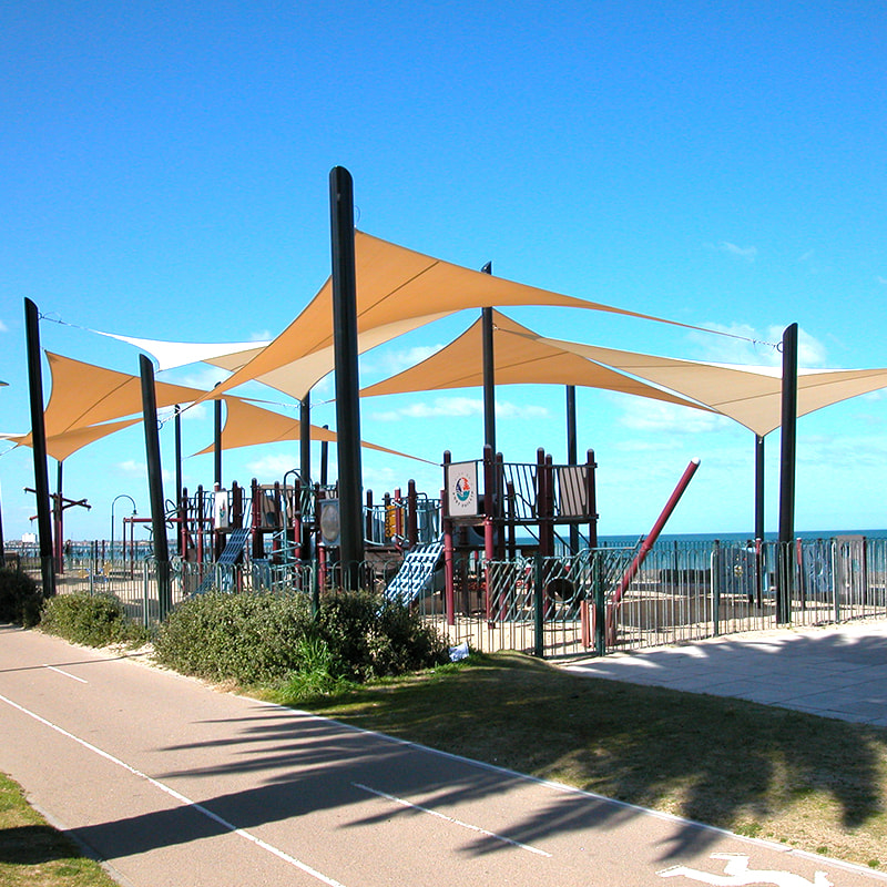 Utomhus Cantilever Shade Sail Canopy