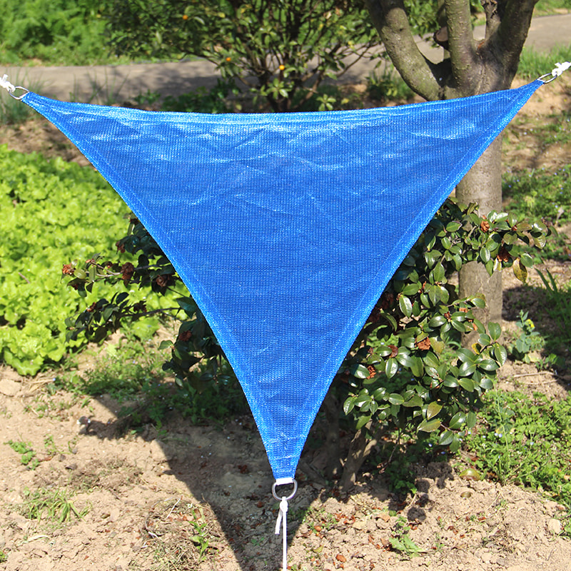 Triangle Blue Shade Segelkapell